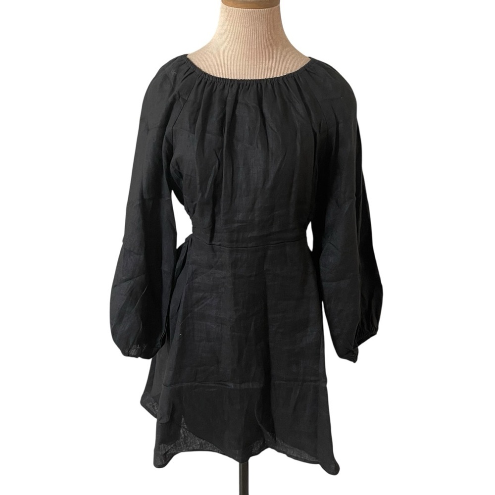 DISSH Black Long Sleeve Cut Out Dress Size 8 - Picture 2 of 10
